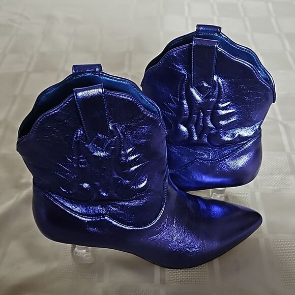 Katy Perry's The Annie-O Bootie Western Purple Size 8M - Picture 14 of 16